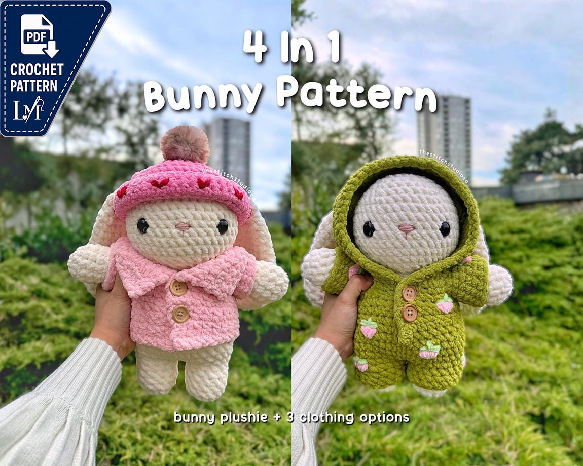 Pajama Bunny Crochet Pattern Ideas for Cozy Amigurumi